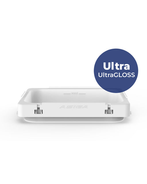 A front view of the Ultra UltraGLOSS build tray resin tray, against a white background.